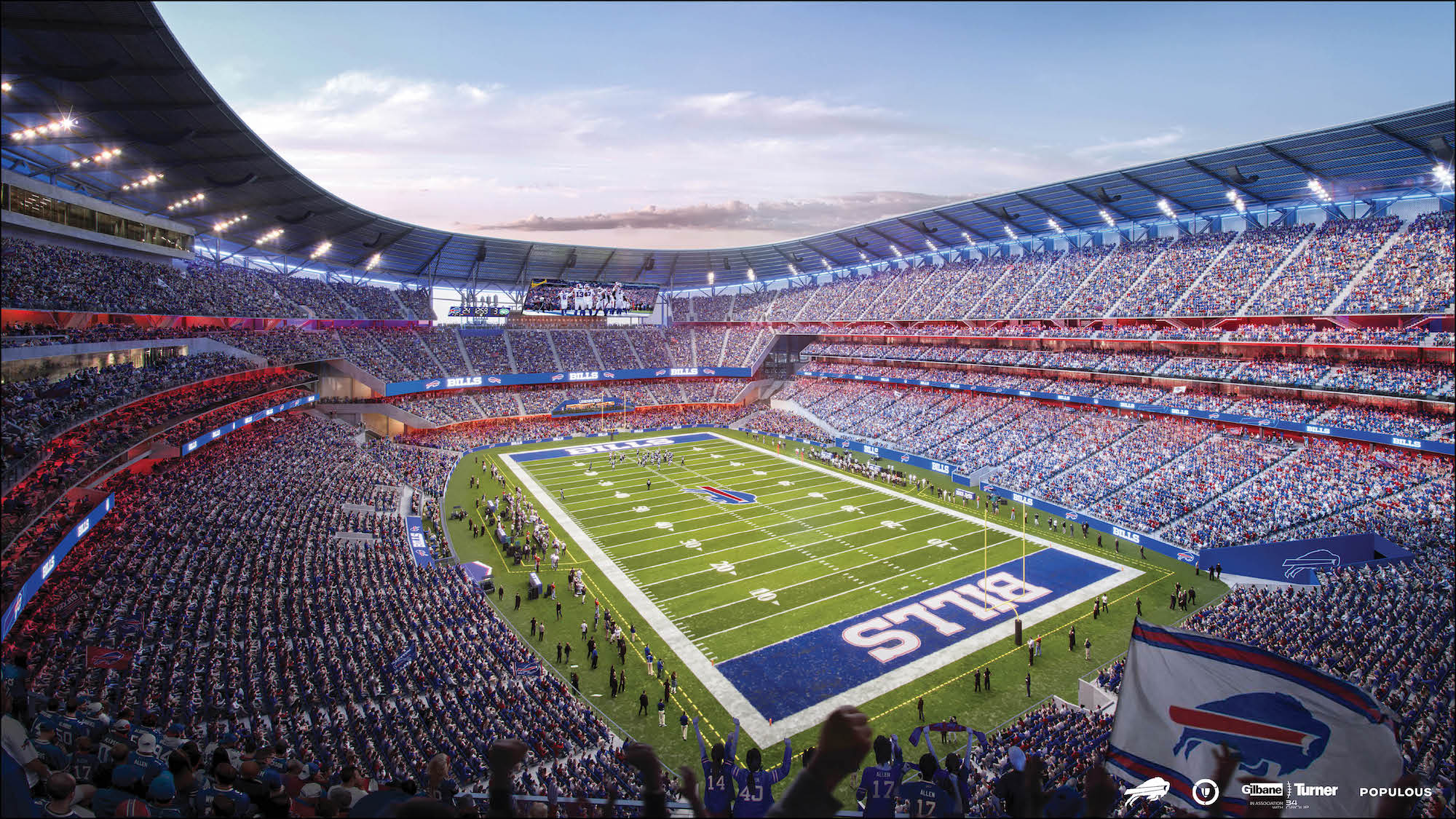 Gilbane, Turner, Populous tapped to design and build new Buffalo Bills